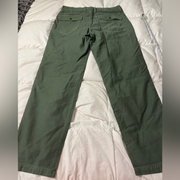 Outerknown Green “The Field Pants” Organic Cotton - NWT - Size 35x32 - Picture 5 of 14